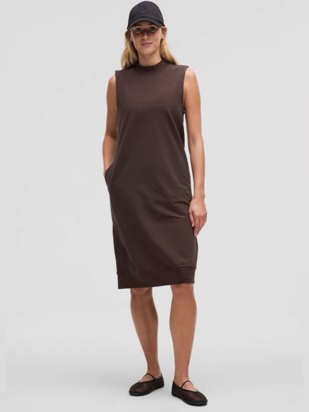 Lululemon French Terry Dress in Espresso